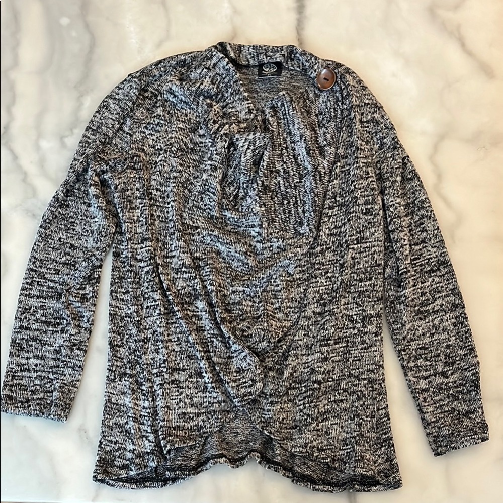 🎈Bobeau Black White Knit Cardigan🎁Fill a Box for $20 up to 5lbs Sale 📦
